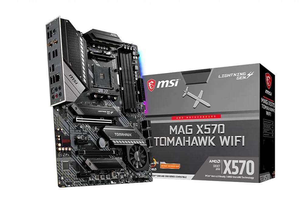 Amazon | MSI MAG AMD X570 Tomahawk WiFi ソケット AM4 ATX
